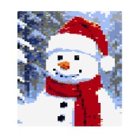 ClickBrickArt Schneemann