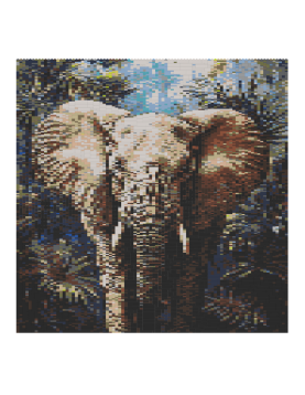 ClickBrickArt Elefant 70