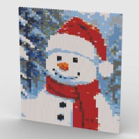 ClickBrickArt Schneemann